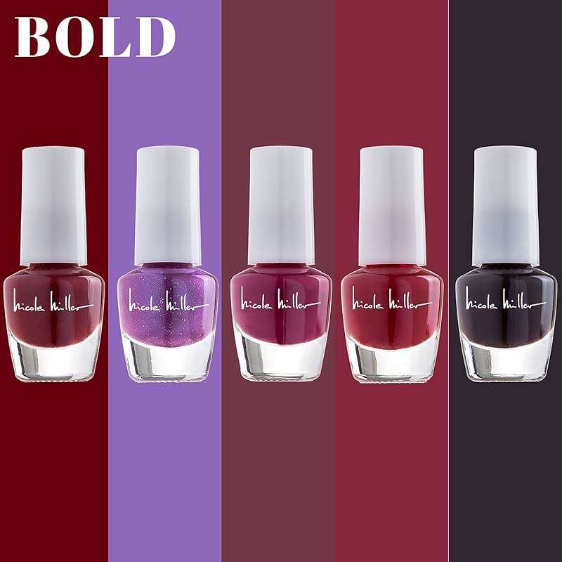 Nicole Miller Mini Nail Polish Set – Glossy, Vibrant Colors for Fingernails & Toenails, Trendy Collection - Image 5