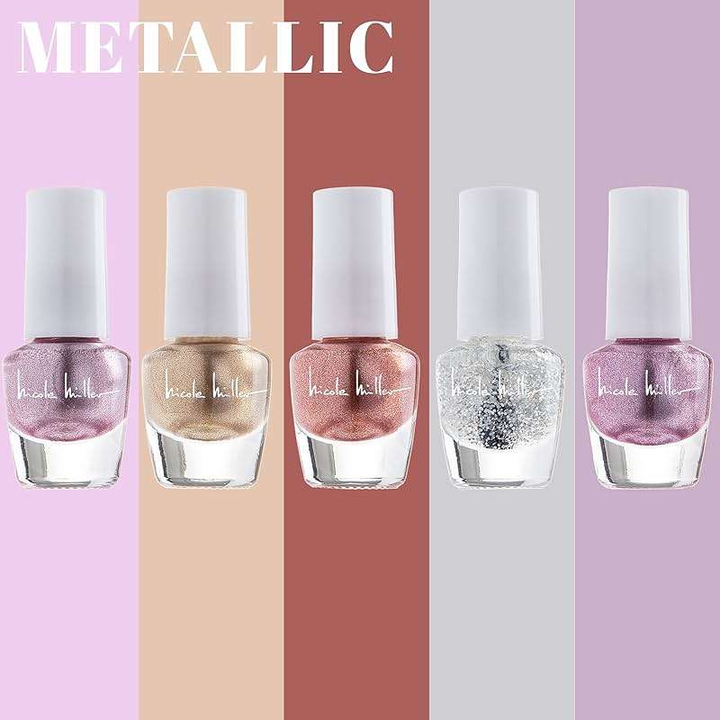 Nicole Miller Mini Nail Polish Set – Glossy, Vibrant Colors for Fingernails & Toenails, Trendy Collection - Image 6