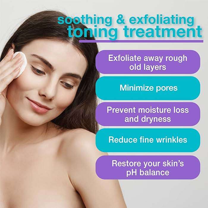 7% Glycolic Acid Toner with Rose Water, Witch Hazel, and Aloe Vera Gel – Alcohol & Oil Free Exfoliating AHA Face Toner – Improves Wrinkles, Dullness, Pores, Skin Tone & Texture, 6 oz. - Image 3