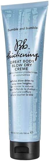 Bumble and bumble. Thickening Great Body Volumizing Blow Dry Cream | For Voluminous Blowouts | Heat Protection | For Fine to Medium Wavy, Straight Hair Types, 5 Fl Oz - Image 1