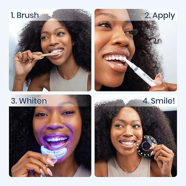 SNOW Diamond Wired Whitening Kit - Sensitive Teeth Whitening Kit - Whitens & Repairs Teeth - 6 Months of Whitening Treatment - Gentle & Enamel Safe - Blue - Image 2
