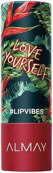 Almay Lip Vibes Lipstick with Vitamin E Oil & Shea Butter, Matte Cream Finish, Hypoallergenic, Love Yourself, 0.14 Oz - Image 2