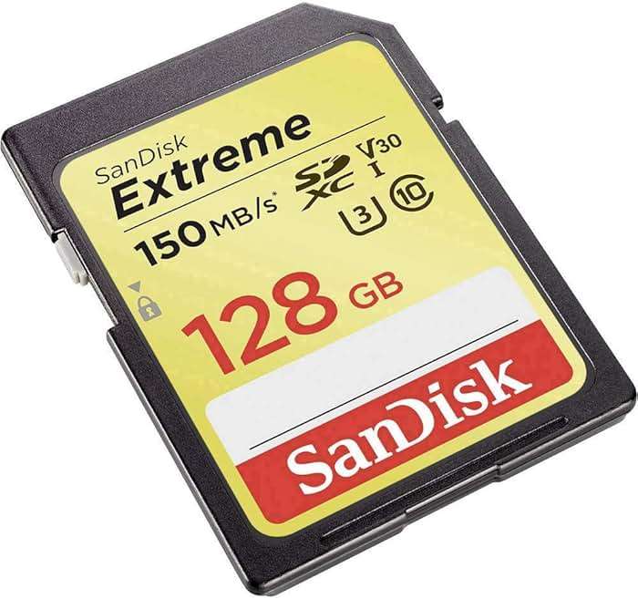 SANDISK 128GB Extreme SDXC UHS-I Memory Card - 150MB/s, C10, U3, V30, 4K UHD, SD Card - SDSDXV5-128G-GNCIN - Image 4
