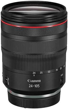 Canon RF 24-105mm f/4L IS USM Lens, Black - 2963C002 - Image 1