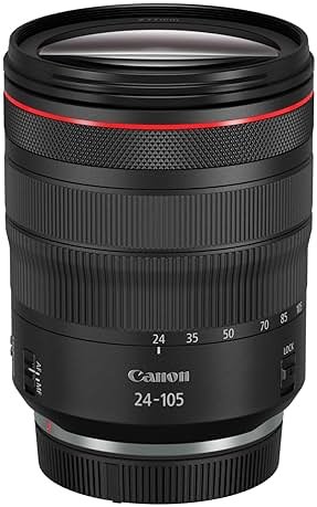 Canon RF 24-105mm f/4L IS USM Lens, Black - 2963C002 - Product Image