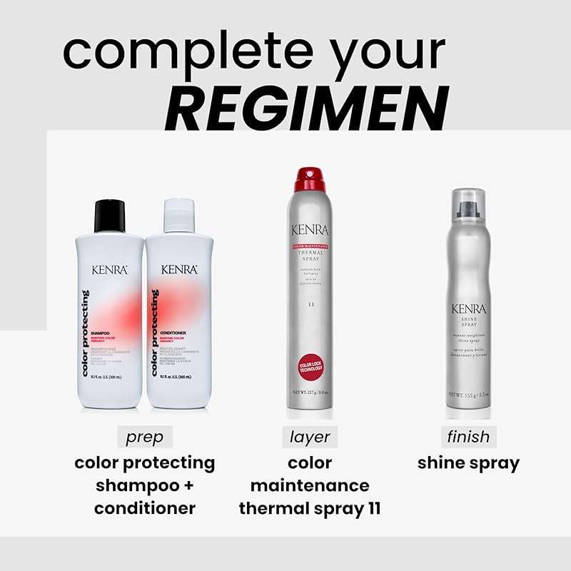 Kenra Color Maintenance Thermal Spray 11 | Color Protection Hairspray | Thermal Protection | Medium Hold Hairspray for Color Treaded Hair | All Hair Types - Image 7