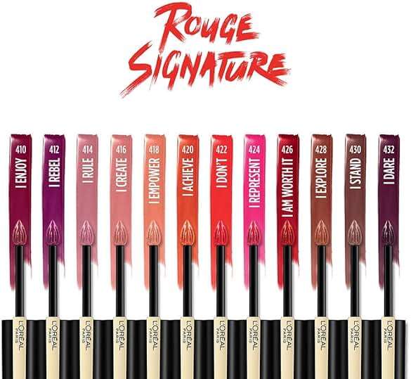 L’Oréal Paris Makeup Rouge Signature Matte Lip Stain, I Enjoy - Image 4