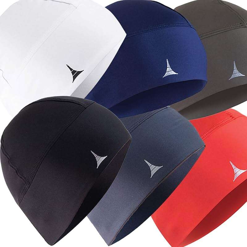Helmet Liner Sweat Wicking Skull Cap Beanie. Ultimate Performance Moisture Wicking. Fits Under Helmets - Image 1