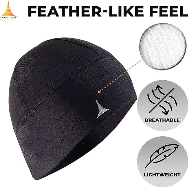 Helmet Liner Sweat Wicking Skull Cap Beanie. Ultimate Performance Moisture Wicking. Fits Under Helmets - Image 7