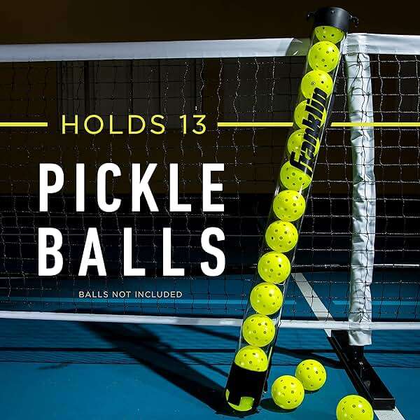 Franklin Sports Pickleball, Tennis + Padel Ball Hopper Tubes - (15) Tennis/Padel Ball + (13) Pickleball Picker Upper Tubes - Quick Pickup + Storage - Balls Not Included - Image 4