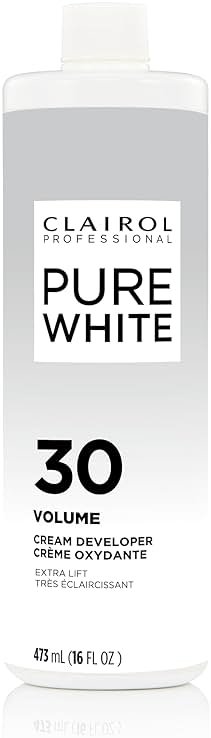 Clairol Professional Pure White 30 Volume Hair Developers for Lightening & Gray Coverage - Product Image