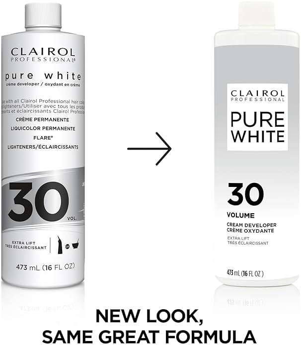 Clairol Professional Pure White 30 Volume Hair Developers for Lightening & Gray Coverage - Image 2