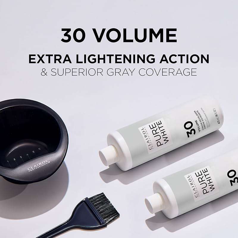 Clairol Professional Pure White 30 Volume Hair Developers for Lightening & Gray Coverage - Image 5