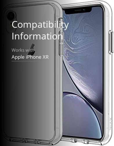 JETech Case for iPhone XR 6.1-Inch, Non-Yellowing Shockproof Phone Bumper Cover, Anti-Scratch Clear Back (Clear) - Image 3