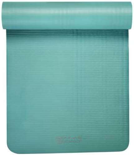 Gaiam Yoga Mat, Pilates & Exercise Mat, Thick Mat 2/5" (10mm) Workout Mat with Easy-Cinch Carrying Strap for Home & Gym Workouts - Image 11