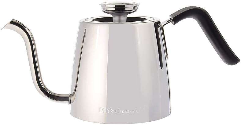 KitchenAid KNK1012SS Precision Gooseneck Stovetop Kettle, 1 Liter, Stainless Steel - Image 1