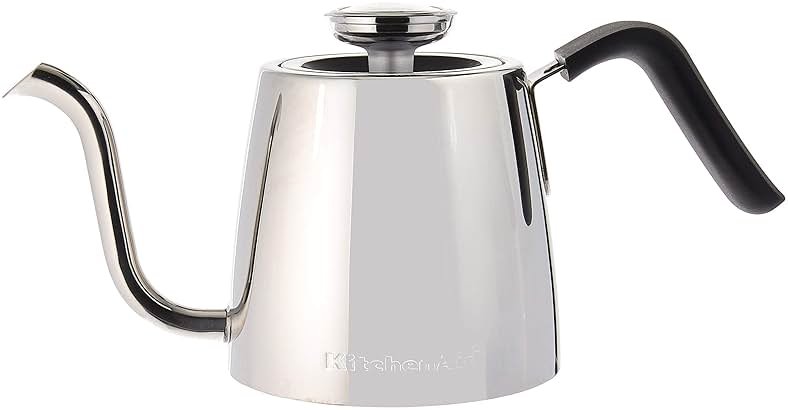 KitchenAid KNK1012SS Precision Gooseneck Stovetop Kettle, 1 Liter, Stainless Steel - Product Image