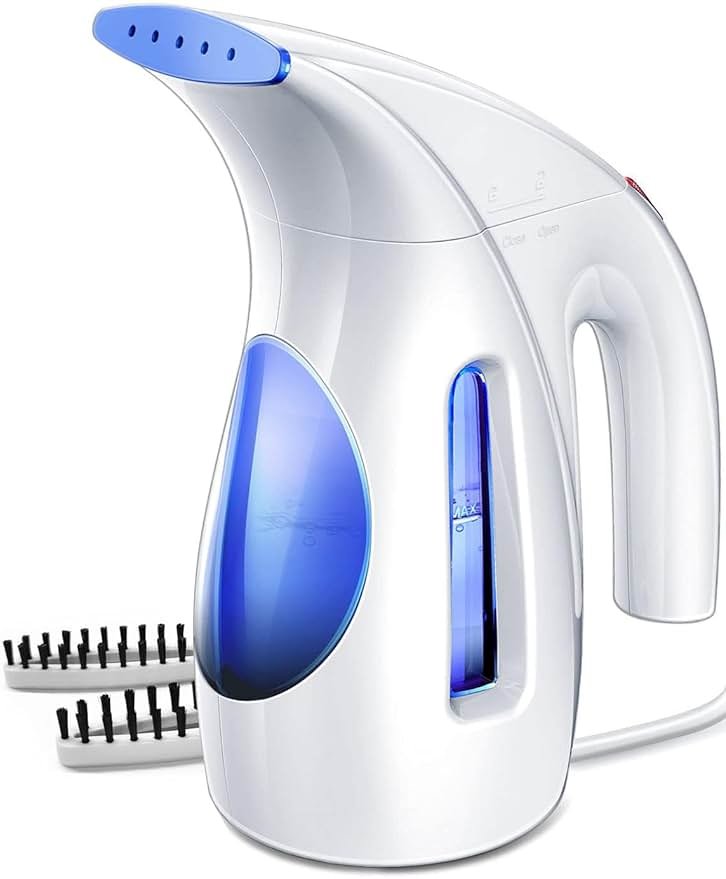 HiLIFE Steamer for Clothes, Portable Handheld Design, 240ml Big Capacity, 700W, Strong Penetrating Steam, Removes Wrinkle, for Home, Office(ONLY FOR 120V) - Product Image