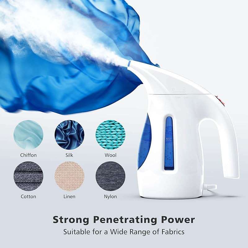 HiLIFE Steamer for Clothes, Portable Handheld Design, 240ml Big Capacity, 700W, Strong Penetrating Steam, Removes Wrinkle, for Home, Office(ONLY FOR 120V) - Image 5