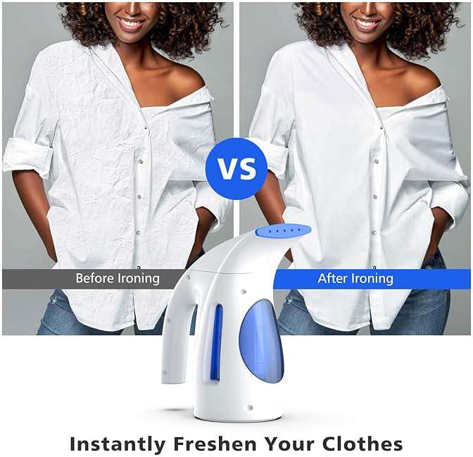 HiLIFE Steamer for Clothes, Portable Handheld Design, 240ml Big Capacity, 700W, Strong Penetrating Steam, Removes Wrinkle, for Home, Office(ONLY FOR 120V) - Image 6