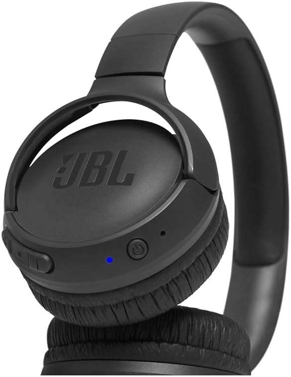JBL Tune 500BT Wireless On-Ear Headphones - Black - Image 2