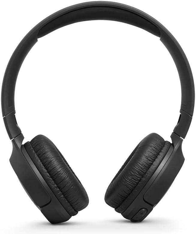 JBL Tune 500BT Wireless On-Ear Headphones - Black - Image 3