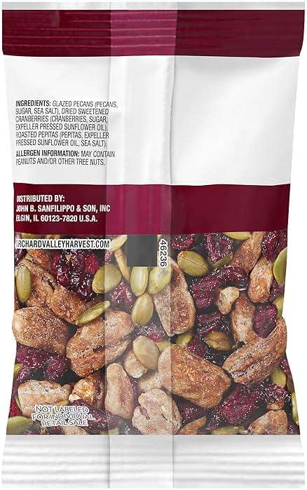 Orchard Valley Harvest Glazed Pecans Salad Toppers, 0.85 Ounce Bags (Pack of 15), with Cranberries and Pepitas, Non-GMO, No Artificial Ingredients, Healthy Snacks for Adults - Image 13