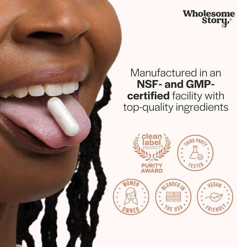 Wholesome Story Myo-Inositol & D-Chiro Inositol Supplement for Women | Fertility Supplements for Hormonal Balance & Ovarian Health Support | Myoinositol | Ideal 40:1 Ratio | 30 Servings - Image 4