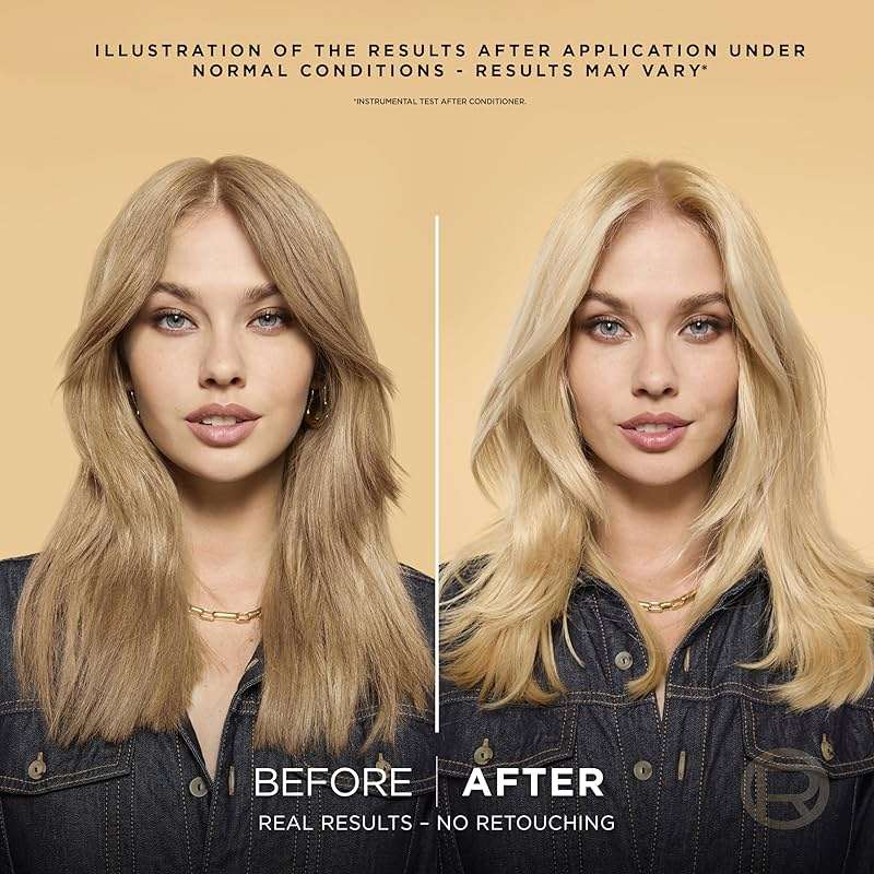 L'Oreal Paris Superior Preference Luminous Fade-Defying Permanent Hair Color, Hair Dye For Up to 9 Weeks of Radiance, Light Silver Blonde 8S, 1 Hair Dye Kit - Image 4
