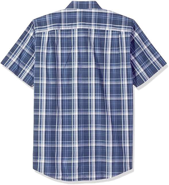 Amazon Essentials Men's Regular-Fit Short-Sleeve Poplin Shirt - Image 2