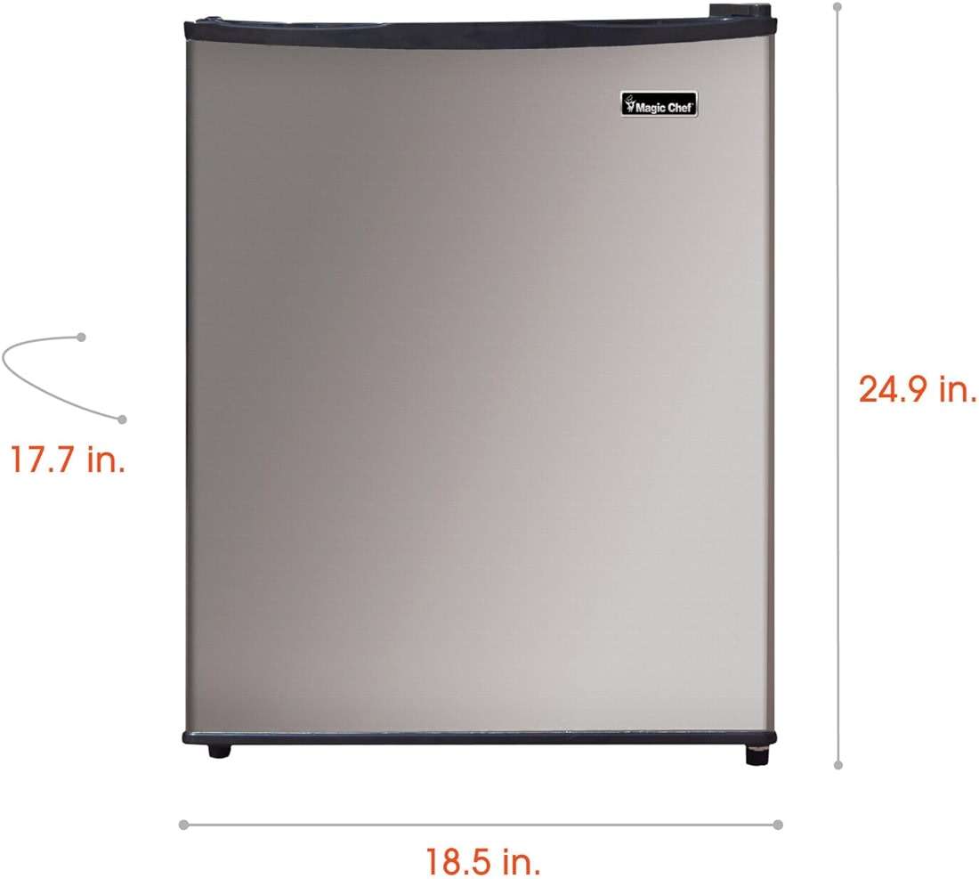Magic Chef 2.4 Cu Ft All Refrigerator E-Star - Image 3