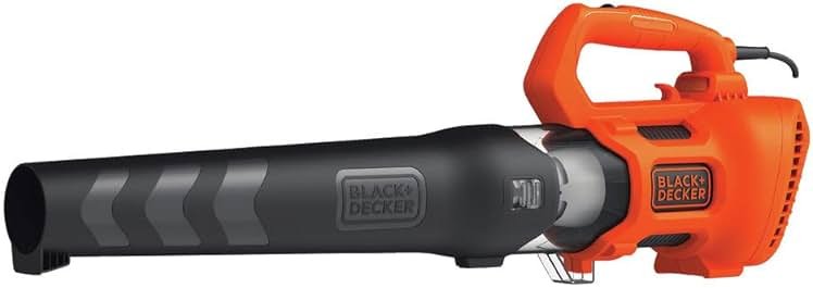 BLACK + DECKER Electric Leaf Blower, Hand Held Blowers for Lawn Care, Up to 450 CFM and 140 MPH Power, Axial, Lightweight, Corded (BEBL750) - Product Image