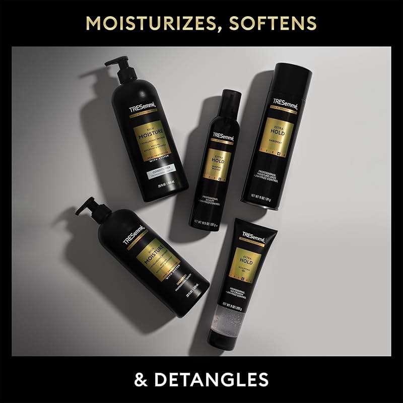 TRESemmé Travel Essentials, Rich Moisture Shampoo 3-Pack + Conditioner 3-Pack – Moisturizing Hair Care with Hyaluronic Acid, Paraben-Free, 3 Oz Ea - Image 8