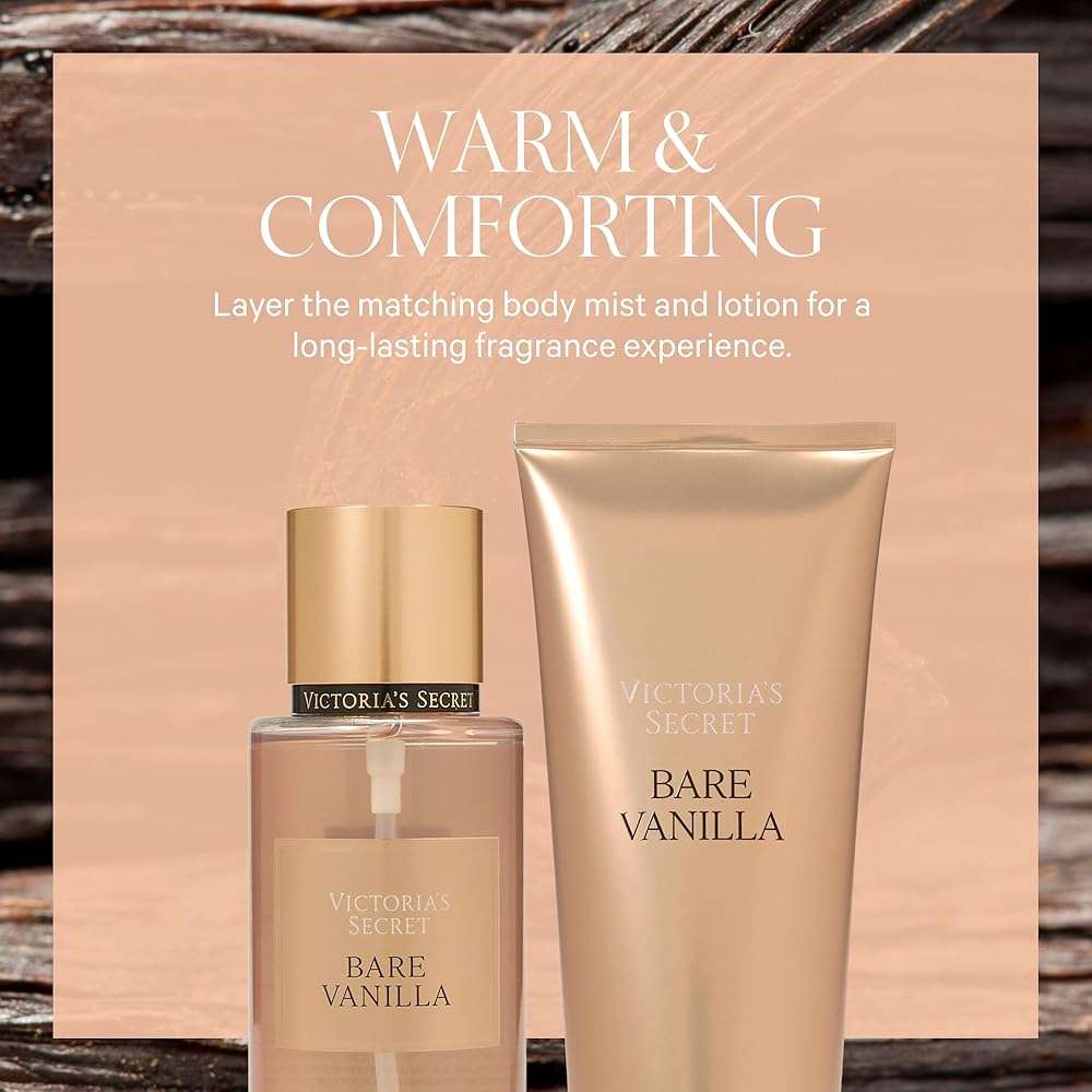 Victoria's Secret Bare Vanilla Nourishing Hand & Body Lotion for Women, Notes of Soft Cashmere (8 oz) - Image 5