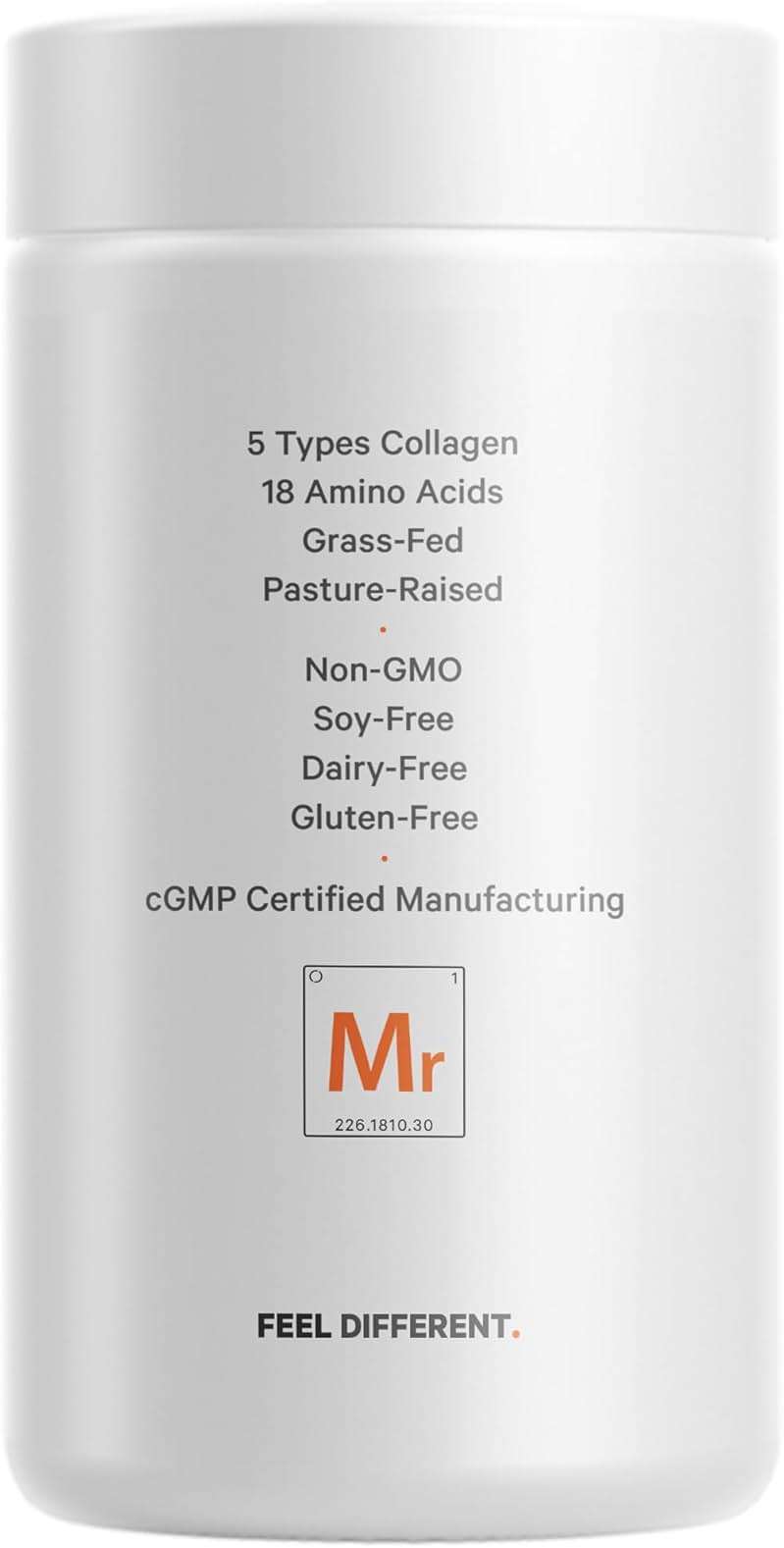 Codeage Multi Collagen Protein + Organic Raw Greens Superfood Capsules Supplement, 21 Fruits & Veggies, Grass-Fed Hydrolyzed Collagen Peptides, 5 Types All-in-One, 180 Count - Image 8