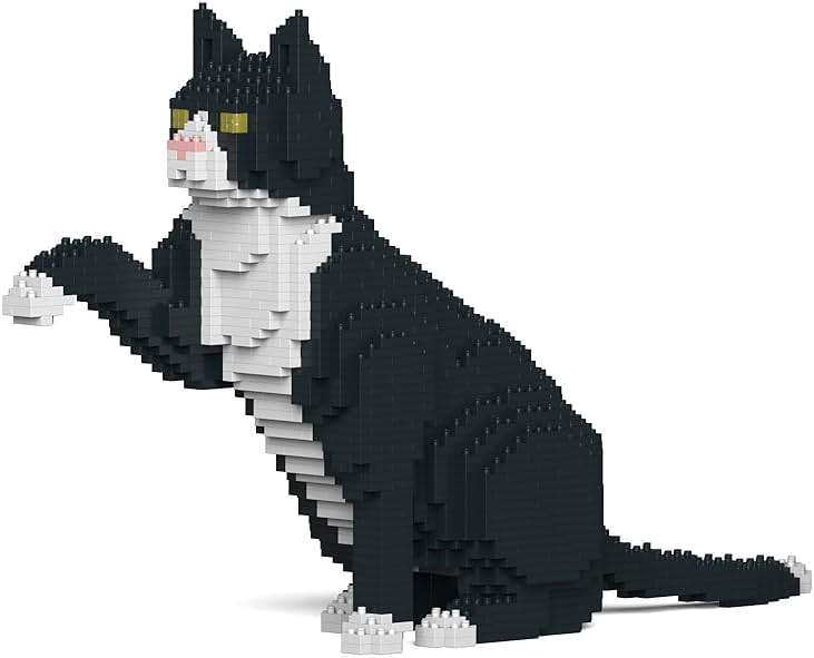 JEKCA Tuxedo Cat 03S | Cat Plastic Building Blocks | Age 14+ - Image 4
