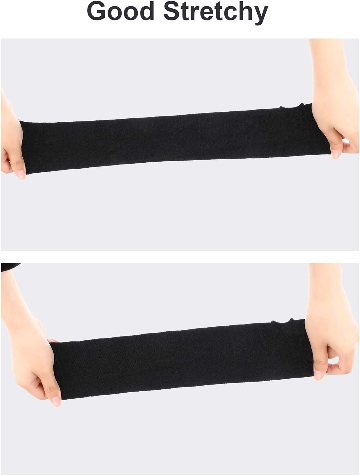 Bememo 4 Pairs Punk Gothic Long Fingerless Gloves Knitted Arm Warmer Elbow Length Thumb Hole Gloves Emo Costume Accessories - Image 7