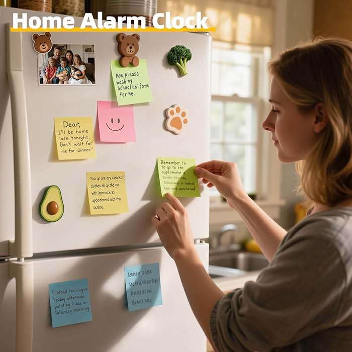 HappyHapi Sticky Notes 3x3 Inches Bulk 28 Pack 2800 Sheets Colored Self-Stick Pads, 100 Sheets/Pad, 4 Bright Colors (Yellow, Green, Pink, Blue) for Office Supplies, School, Home - Image 2