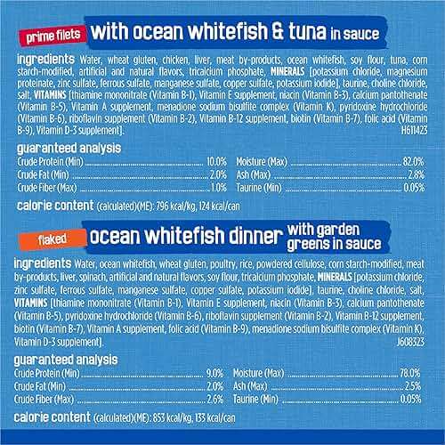Purina Friskies Wet Cat Food Variety Pack, Oceans of Delight Flaked and Prime Filets - (Pack of 40) 5.5 oz. Cans - Image 7