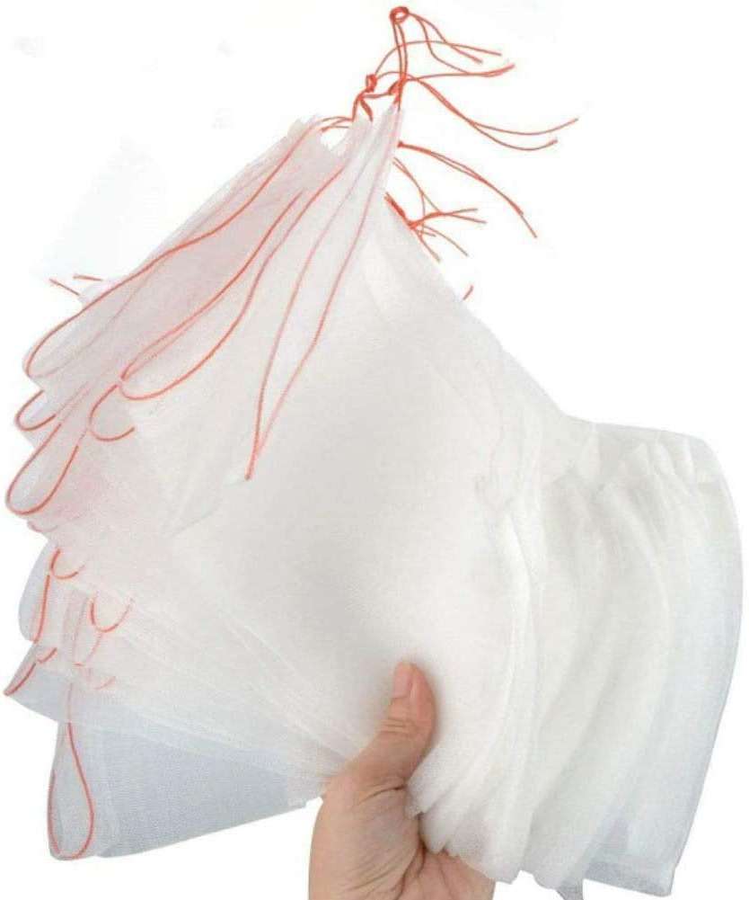 AKOAK 20 Count Insects Mosquito Bug Nets Barrier Bags Garden Plant Fruit Flower Protect Bags Garden Netting Bags for Protecting Your Plant Fruits Flowers(5.9" x 9.8" /15cm x 25cm) - Image 1