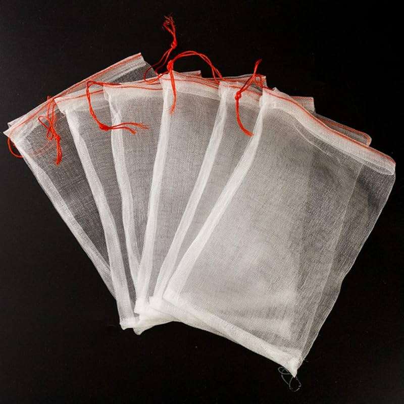 AKOAK 20 Count Insects Mosquito Bug Nets Barrier Bags Garden Plant Fruit Flower Protect Bags Garden Netting Bags for Protecting Your Plant Fruits Flowers(5.9" x 9.8" /15cm x 25cm) - Image 5