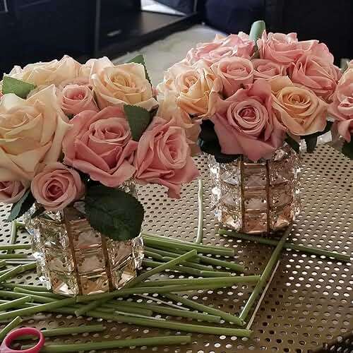 LUGUNU Makeup Brush Holder Organizer Crystal Vanity Decor Bling Personalized Comb Brushes Pen Storage Box Container (Gold 1 Pack) - Image 3