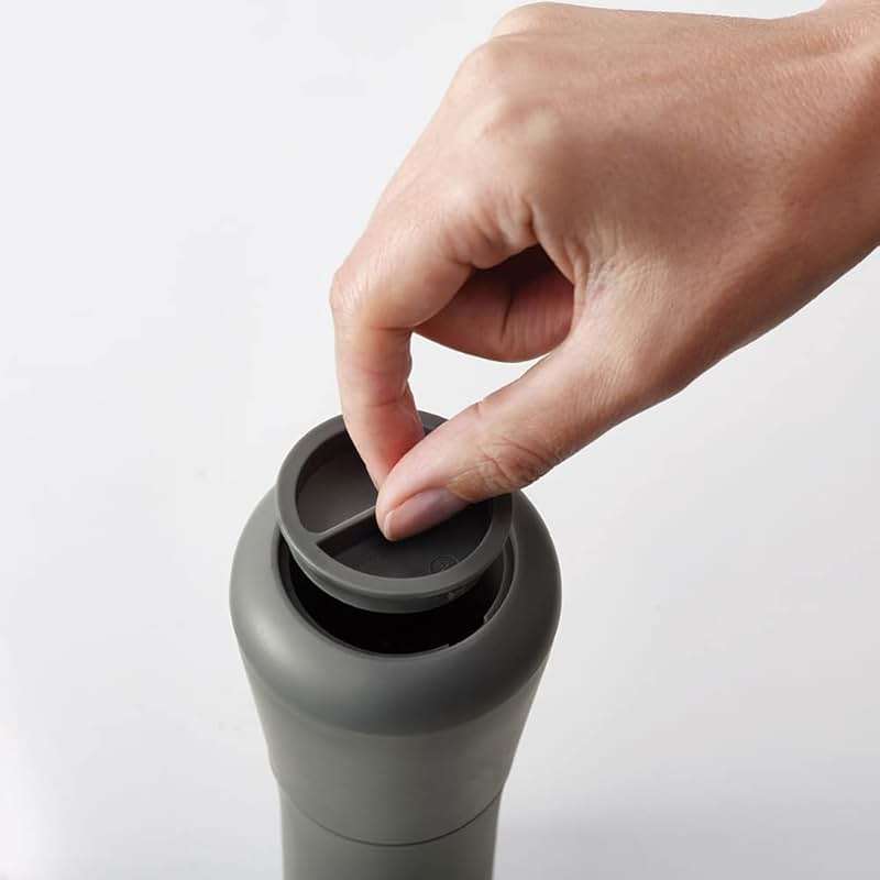 Joseph Joseph Milltop Non-Spill Salt and Pepper Mill 2-piece Set, Refillable with Ceramic Grinder, Adjustable Grinding Size, White/Dark Grey - Image 5