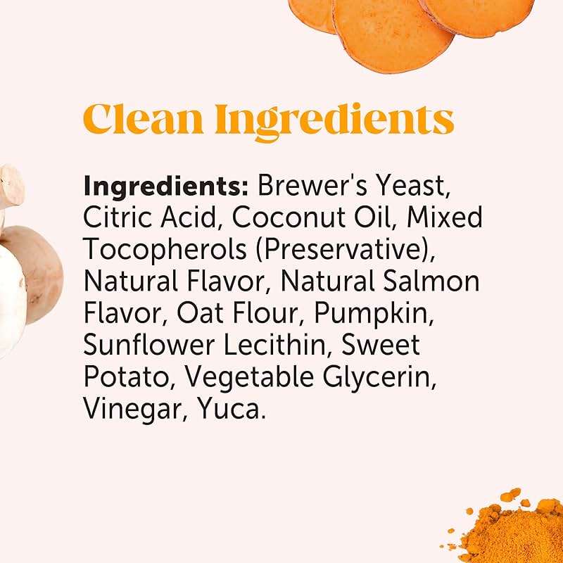 Dog Allergy Relief Immunity Chews - Paw Licking, Itching & Seasonal Allergies - with Colostrum, Probiotics, Turmeric & Salmon Oil - Vet Recommended Anti-Itch Supplement for Dogs (Salmon, 90 Ct) - Image 9