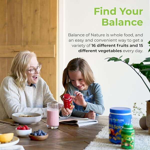 Balance of Nature Fruits & Veggies Supplements - Whole Fruit and Vegetable Ingredients for Women, Men, and Kids - 90 Fruits Capsules, 90 Veggies Capsules - 1 Set - Image 5
