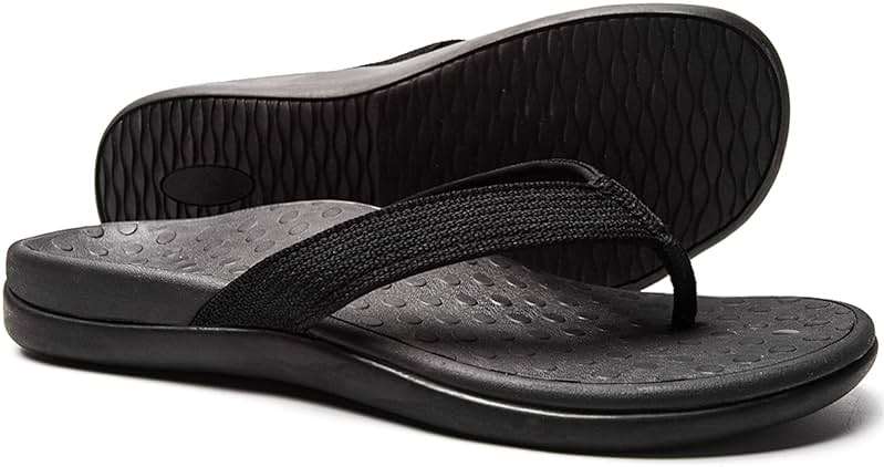 LLSOARSS Plantar Fasciitis Feet Sandal with Arch Support - Best Orthotic flip Flops for Flat Feet,Heel Pain- for Women - Image 1