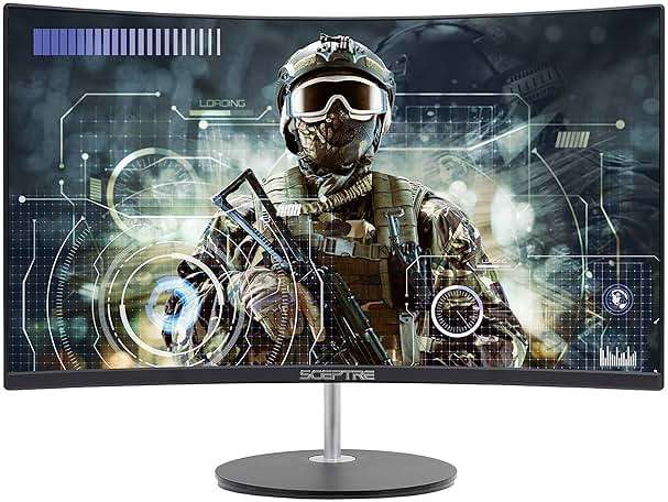 Sceptre Curved 24-inch Gaming Monitor 1080p R1500 98% sRGB HDMI x2 VGA Build-in Speakers, VESA Wall Mount Machine Black (C248W-1920RN Series) - Image 9