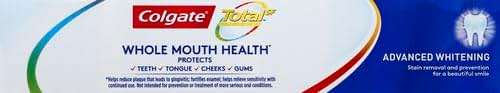 Colgate Total Whitening Toothpaste, Advanced Whitening, 5.1 Ounce - Image 12