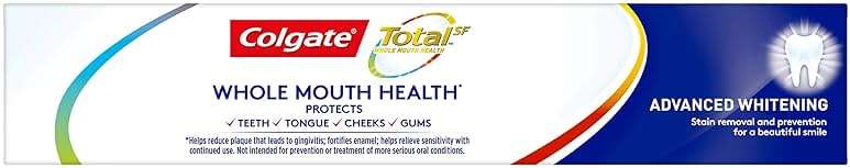 Colgate Total Whitening Toothpaste, Advanced Whitening, 5.1 Ounce - Image 10