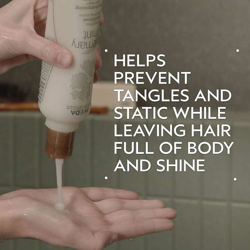 Aveda Rosemary Mint Weightless Conditioner | Lightweight Daily Conditioner | Adds Body & Shine| For Normal to Oily Hair, Fine to Medium Hair | Invigorating Aroma | 97% Naturally Derived* - Image 2